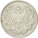 Coin, GERMANY - EMPIRE, 1/2 Mark, 1912, Munich, AU(50-53), Silver, KM:17