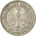Coin, GERMANY, WEIMAR REPUBLIC, 50 Reichspfennig, 1927, Berlin, AU(55-58)