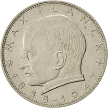 GERMANY - FEDERAL REPUBLIC, 2 Mark, 1967, Hambourg, AU(50-53), Copper-nickel