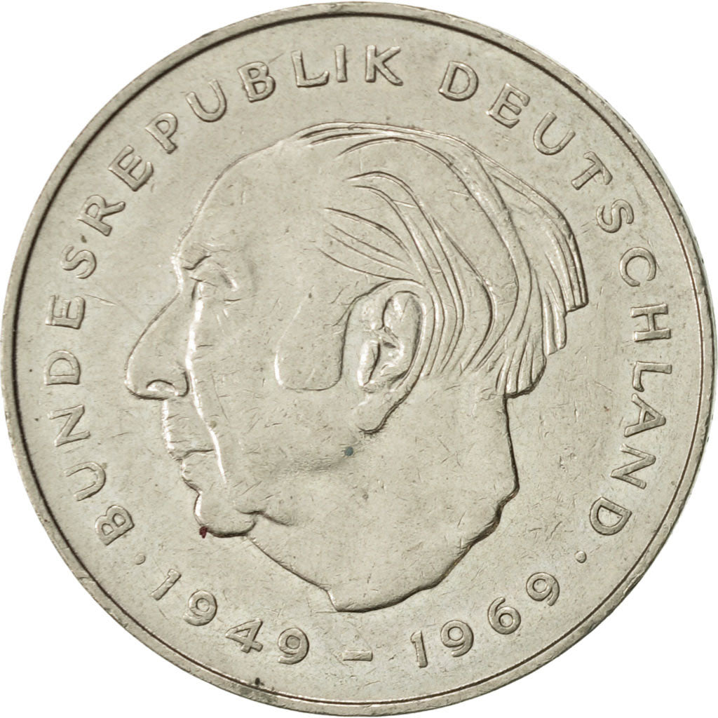 Monnaie, République fédérale allemande, 2 Mark, 1980, Stuttgart, TTB+