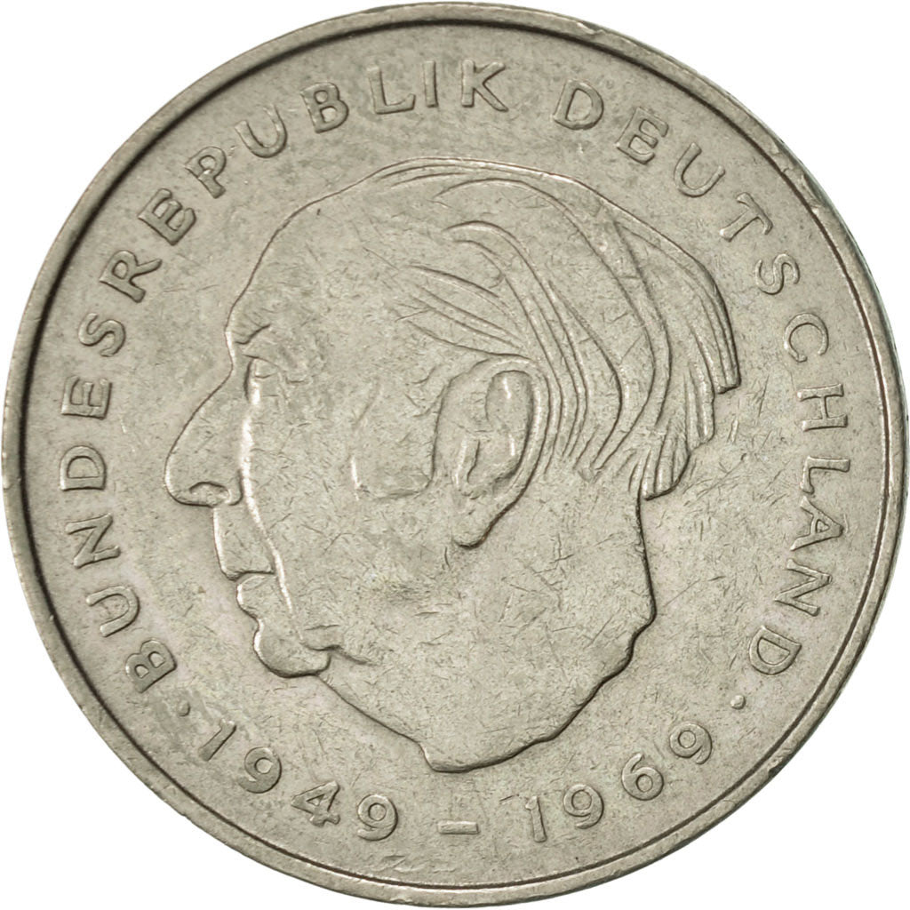 Coin, GERMANY - FEDERAL REPUBLIC, 2 Mark, 1971, Stuttgart, AU(50-53)