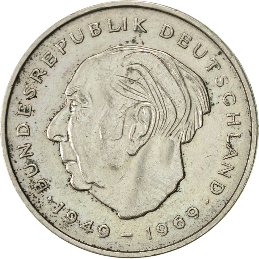 Monnaie, République fédérale allemande, 2 Mark, 1972, Karlsruhe, TTB+