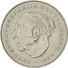GERMANIA - REPUBBLICA FEDERALE, 2 Mark, 1977, Hambourg, BB+, Nichel ricoperto in