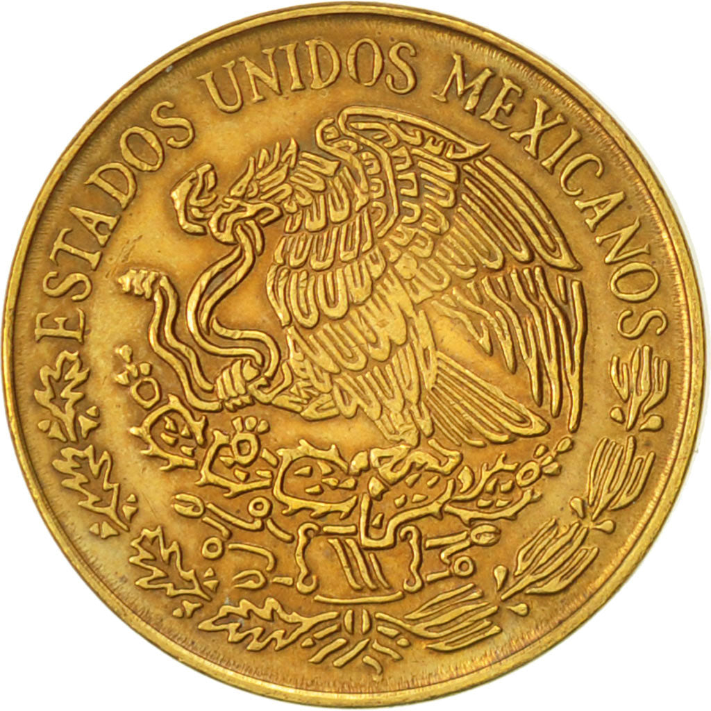 Coin, Mexico, 5 Centavos, 1972, AU(55-58), Brass, KM:427