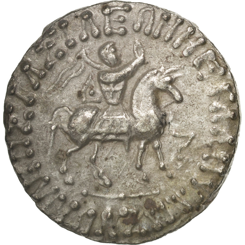 Munten, Koninkrijk Indo-Scythen, Azes I, Azes I, Indo Scythians, Tetradrachm