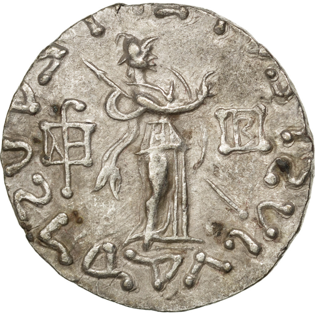 Munten, Koninkrijk Indo-Scythen, Azes I, Azes I, Indo Scythians, Tetradrachm