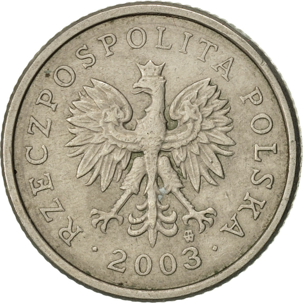 Monnaie, Pologne, 20 Groszy, 2003, Warsaw, TTB, Copper-nickel, KM:280