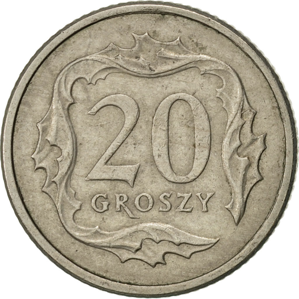 Monnaie, Pologne, 20 Groszy, 2003, Warsaw, TTB, Copper-nickel, KM:280