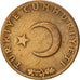 Moneta, Turcja, 10 Kurus, 1962, EF(40-45), Bronze, KM:891.1