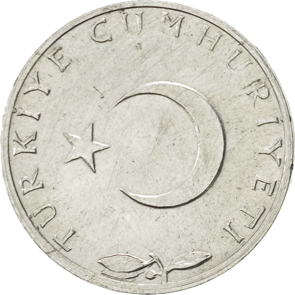 Turkey, 5 Kurus, 1976, AU(50-53), Aluminum, KM:890a