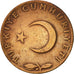 Coin, Turkey, 5 Kurus, 1969, EF(40-45), Bronze, KM:890.2