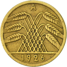 Coin, GERMANY, WEIMAR REPUBLIC, 5 Reichspfennig, 1926, Berlin, AU(50-53)