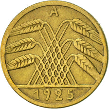 Coin, GERMANY, WEIMAR REPUBLIC, 5 Reichspfennig, 1925, Berlin, AU(50-53)