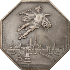 France, Token, Chambre de Commerce de Rouen, 1802, Lecomte, MS(63), Silver