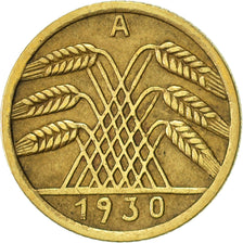 Moneda, ALEMANIA - REPÚBLICA DE WEIMAR, 5 Reichspfennig, 1930, Berlin, MBC