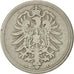 GERMANY - EMPIRE, Wilhelm I, 10 Pfennig, 1888, Berlin, VF(30-35), Copper-nickel