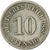 Moneda, ALEMANIA - IMPERIO, Wilhelm I, 10 Pfennig, 1889, Berlin, BC+, Cobre -