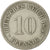 Moneta, NIEMCY - IMPERIUM, Wilhelm II, 10 Pfennig, 1896, Stuttgart, EF(40-45)