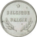 Belgium, 2 Francs, 2 Frank, 1944, AU(50-53), Zinc Coated Steel, KM:133