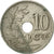 Moneta, Belgio, 10 Centimes, 1921, BB, Rame-nichel, KM:86