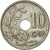 Moneta, Belgio, 10 Centimes, 1920, BB, Rame-nichel, KM:86