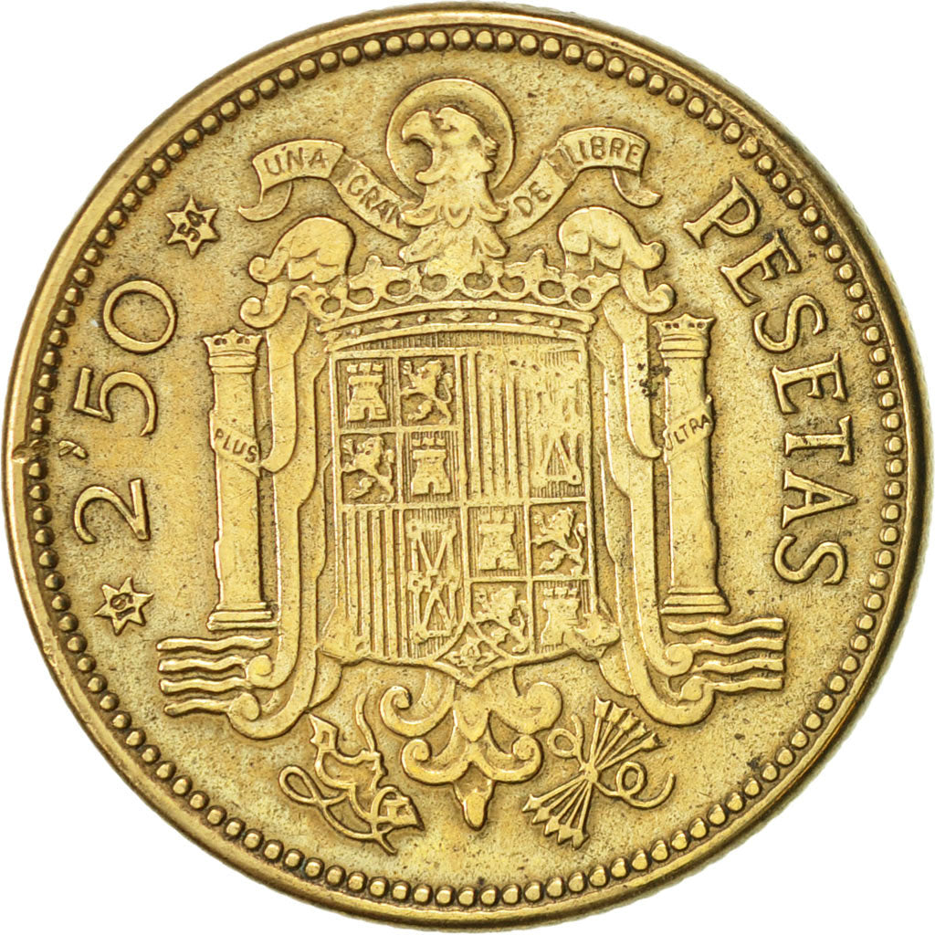 Münze, Spanien, Caudillo and regent, 2-1/2 Pesetas, 1954, Madrid, VZ