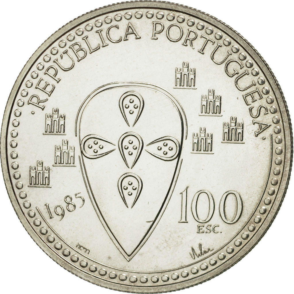 Portugal, 100 Escudos, 1985, MS(60-62), Copper-nickel, KM:629