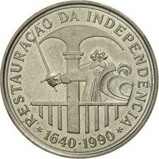 Portugal, 100 Escudos, 1990, AU(55-58), Copper-nickel, KM:651