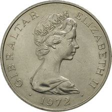 Gibraltar, Elizabeth II, 25 New Pence, 1972, MS(60-62), Copper-nickel, KM:6