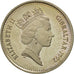 Gibraltar, Elizabeth II, 2 Pounds, 1992, MS(60-62), Virenium, KM:98