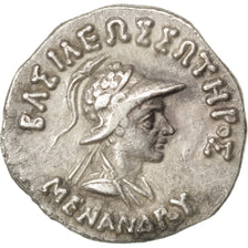 Bactriane (Kingdom of), Menander (160-140 BC), Menander, Baktria, Drachm,...