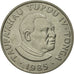 Tonga, King Taufa'ahau Tupou IV, 50 Seniti, 1985, MS(60-62), Copper-nickel