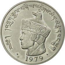 Bután, 3 Ngultrums, 1979, EBC+, Cobre - níquel, KM:50