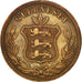 Munten, Guernsey, 8 Doubles, 1864, Heaton, Birmingham, ZF, Bronze, KM:7