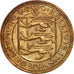 Moneta, Guernsey, Elizabeth II, 8 Doubles, 1959, Heaton, BB+, Bronzo, KM:16