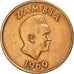 Zambia, Ngwee, 1969, British Royal Mint, AU(50-53), Bronze, KM:9