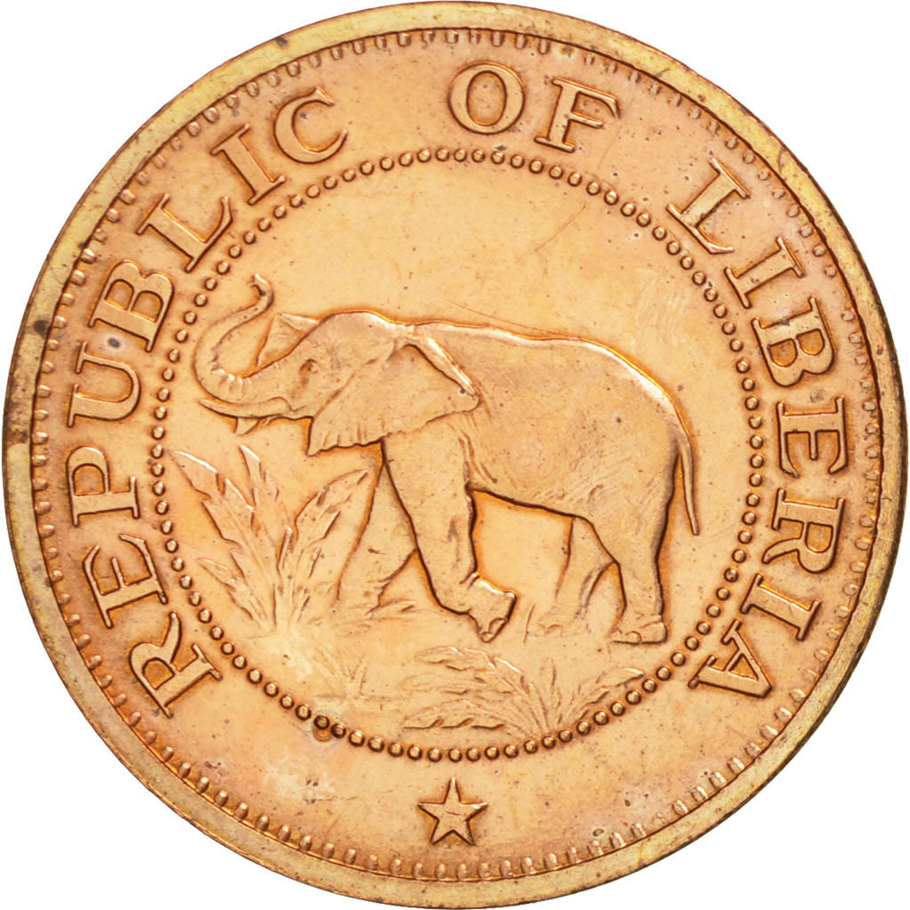 Liberia, Cent, 1974, MBC+, Bronce, KM:13