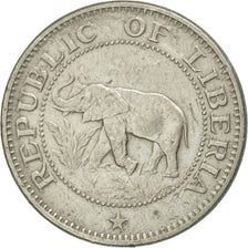 Moneta, Liberia, 5 Cents, 1961, BB+, Rame-nichel, KM:14