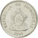 Munten, Honduras, 20 Centavos, 1991, PR, Nickel plated steel, KM:83a.1