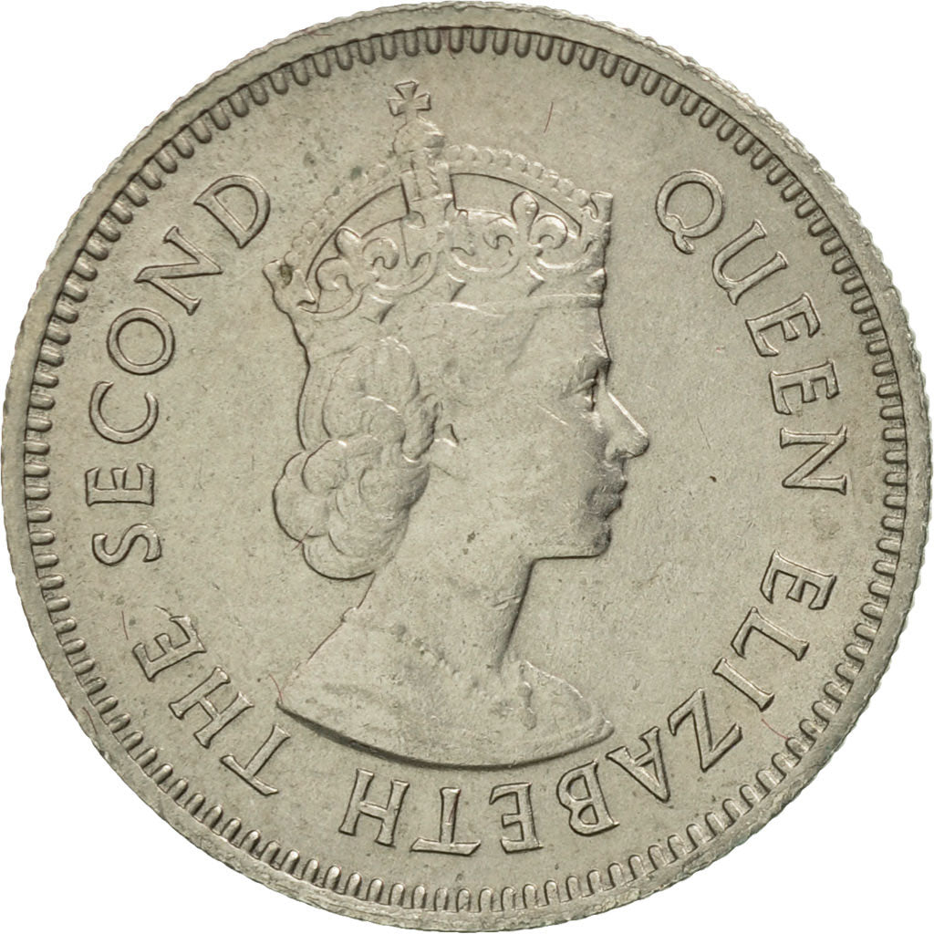 British Honduras, Elizabeth II, 10 Cents, 1961, MS(60-62), Copper-nickel, KM:32