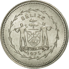 Coin, Belize, 10 Cents, 1975, Franklin Mint, MS(60-62), Copper-nickel, KM:35