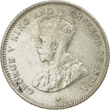 Straits Settlements, George V, 10 Cents, 1917, AU(50-53), Silver, KM:29
