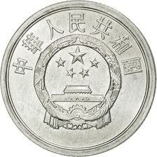 Coin, CHINA, PEOPLE'S REPUBLIC, 2 Fen, 1989, MS(60-62), Aluminum, KM:2