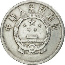 Monnaie, CHINA, PEOPLE'S REPUBLIC, 2 Fen, 1962, TTB+, Aluminium, KM:2