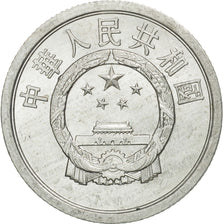 Coin, CHINA, PEOPLE'S REPUBLIC, 2 Fen, 1975, MS(60-62), Aluminum, KM:2