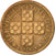 Moneda, Portugal, 10 Centavos, 1955, MBC, Bronce, KM:583