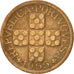 Coin, Portugal, 10 Centavos, 1955, EF(40-45), Bronze, KM:583
