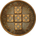 Coin, Portugal, 10 Centavos, 1965, EF(40-45), Bronze, KM:583