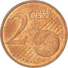 France, 2 Centimes d'Euro, AU(55-58), Coppered Steel, 3.07