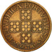 Coin, Portugal, Escudo, 1976, EF(40-45), Bronze, KM:597